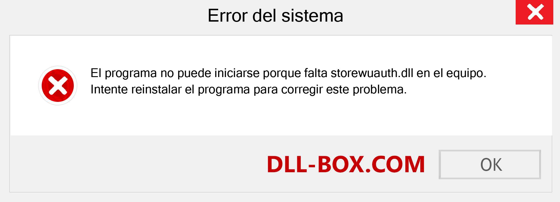 ¿Falta el archivo storewuauth.dll ?. Descargar para Windows 7, 8, 10 - Corregir storewuauth dll Missing Error en Windows, fotos, imágenes